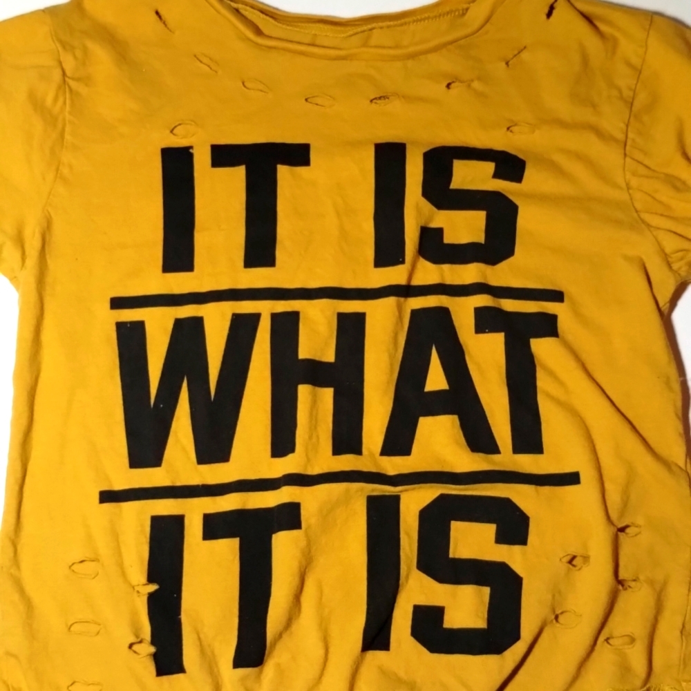 Crop Top "It is what is"